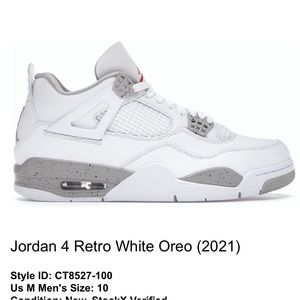 AIR JORDAN 4 RETRO (white Oreo 2021)